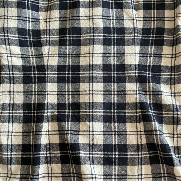 Ralph Lauren blue label cotton/wool button down plaid shirt w/beaded logo shield - Picture 9 of 11